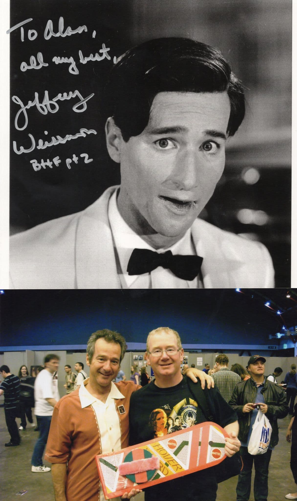 Jeffrey Weissman Back To The Future Ultimate 10x8 Hand Signed COA 2x Photo s