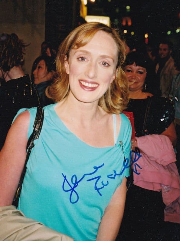 Jenna Russell Dr Who Large Hand Signed Photo