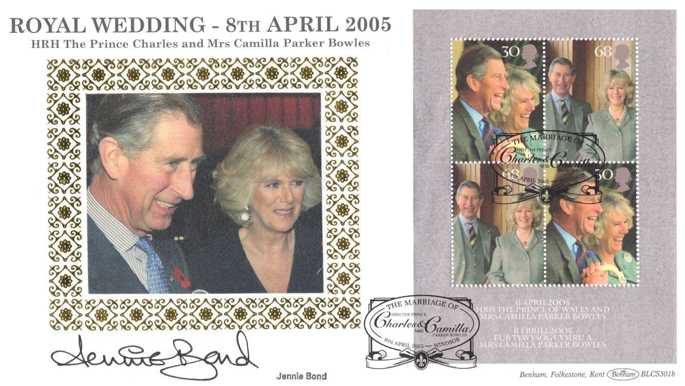 Jennie Bond Prince King Charles 2005 Royal Wedding Hand Signed FDC