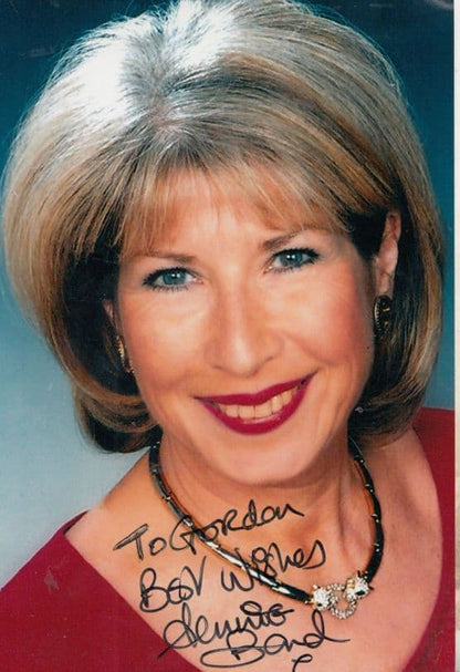 Jennie Bond Royalty News Correspondent Hand Signed Photo & Harold Brooks Baker