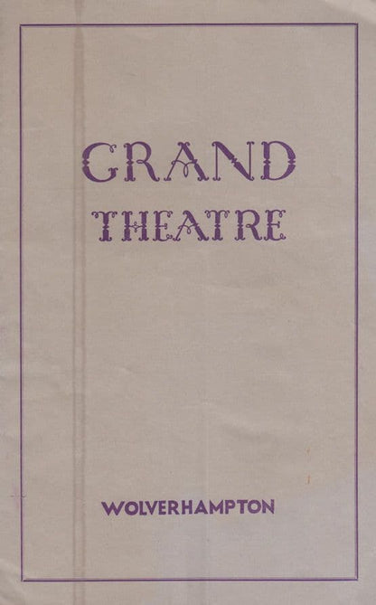 Jennifer Daniel Hammer Film Kiss Of The Vampire Wolverhampton Theatre Programme