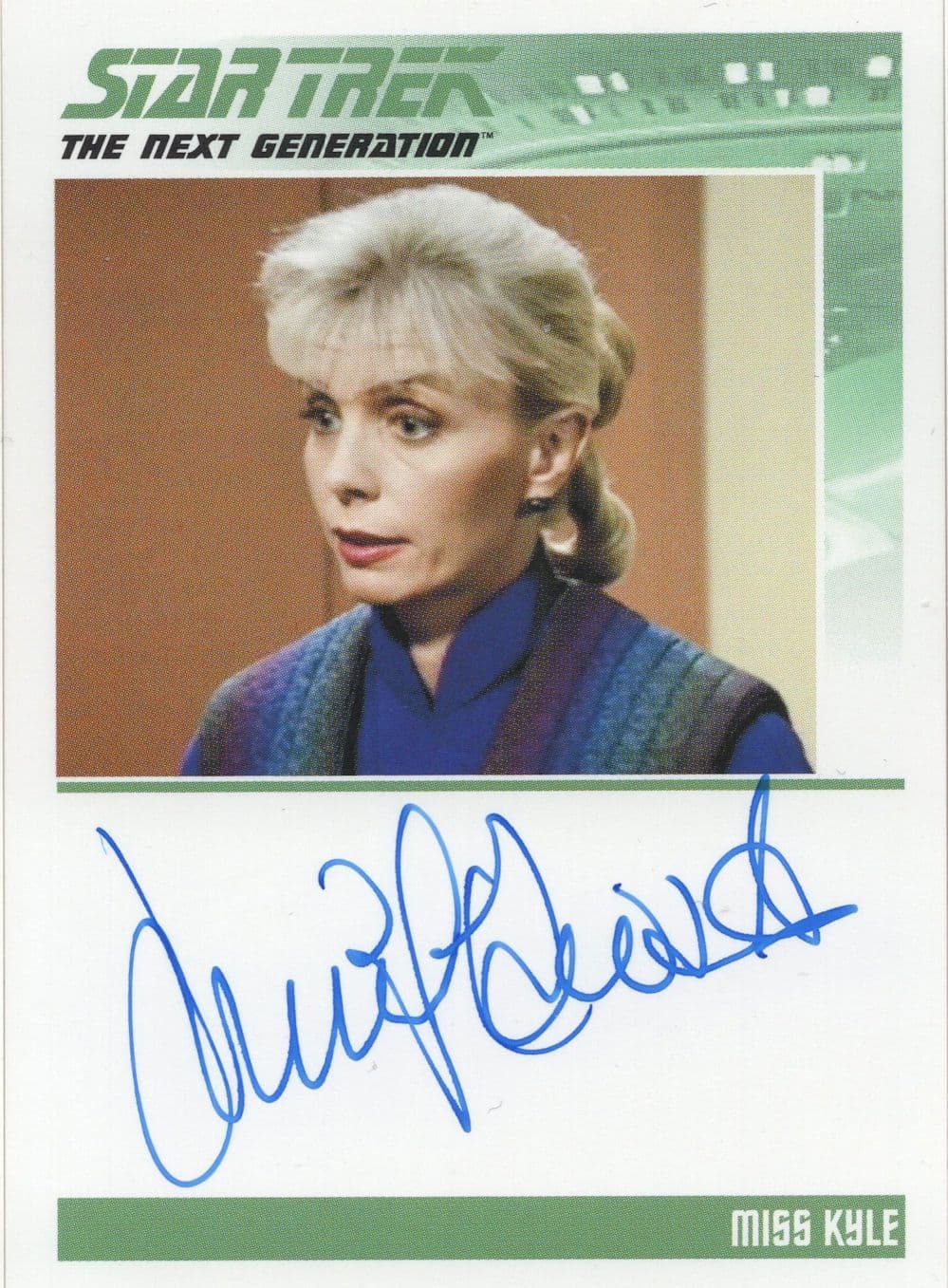 Jennifer Edwards Miss Kyle Star Trek Hand Signed Autograph Card