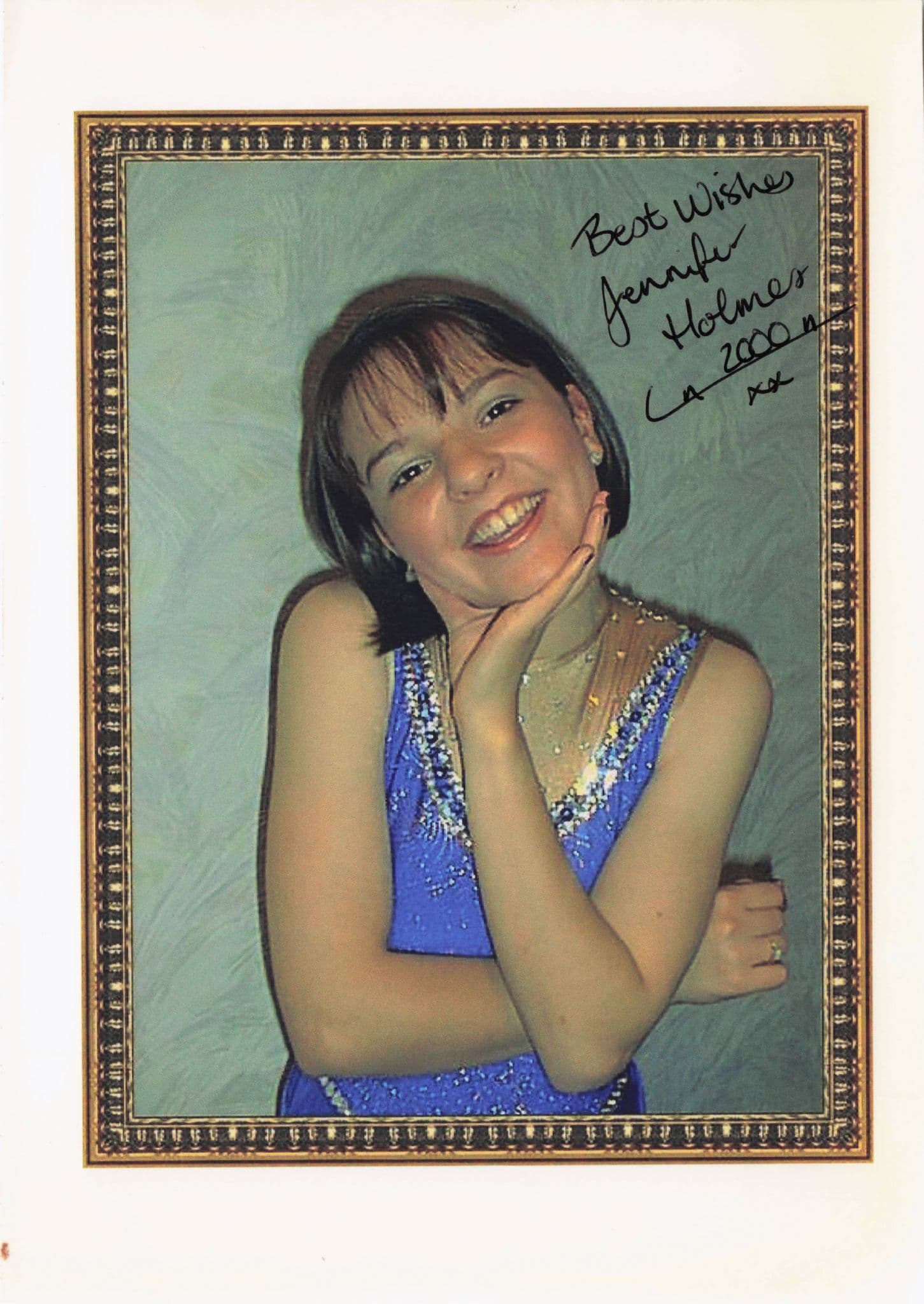 Jennifer Holmes The Demon Raw Force Large Hand Signed Photo