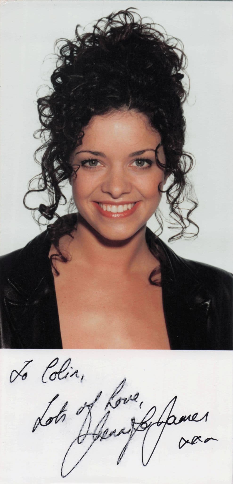 Jennifer James Coronation Street Large Hand Signed Photo