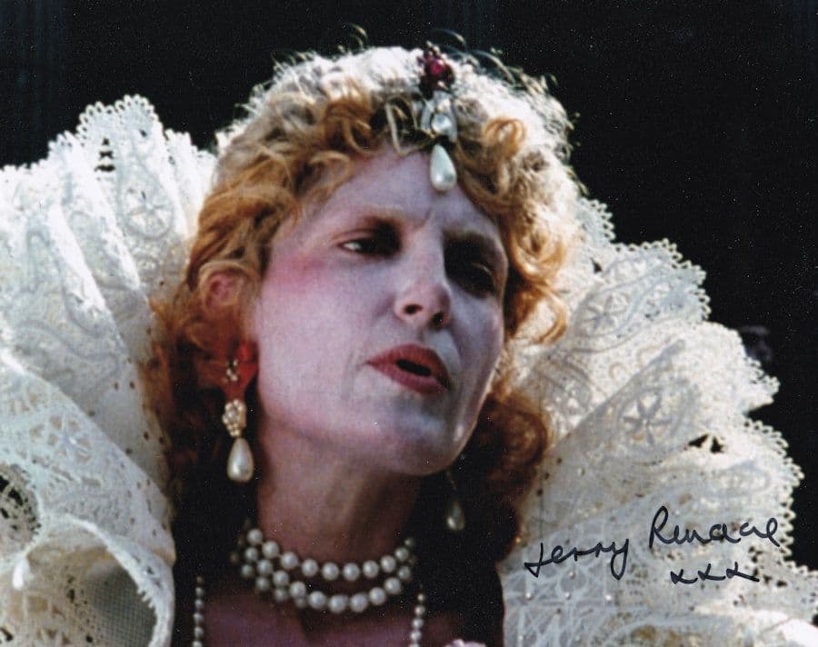 Jenny Runacre Jubilee Punk Rock Movie Giant 10x8 Hand Signed Photo