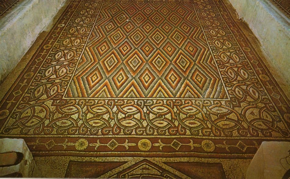 Jericho Hisham Palace Israel Mosaic 8th Century Floor Art Israel Postcard