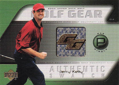 Jerry Kelly Golf Gear Real Player Shirt Swatch Rare Upper Deck Card