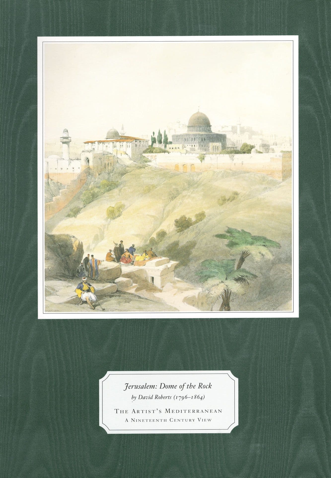 Jerusalem Dome Of The Rock David Roberts Painting Arcadia P&O Ship Menu