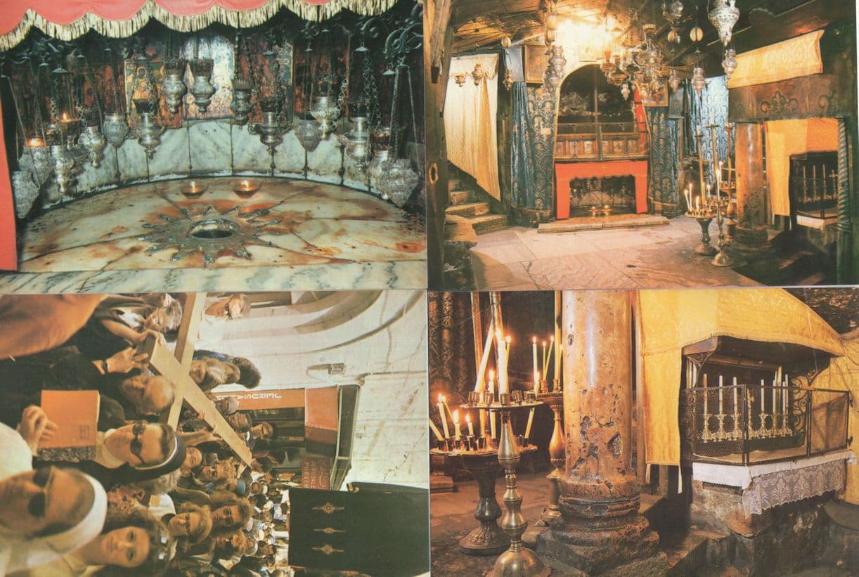 Jerusalem The Church Of The Nativity Procession 4x Religious Postcard s