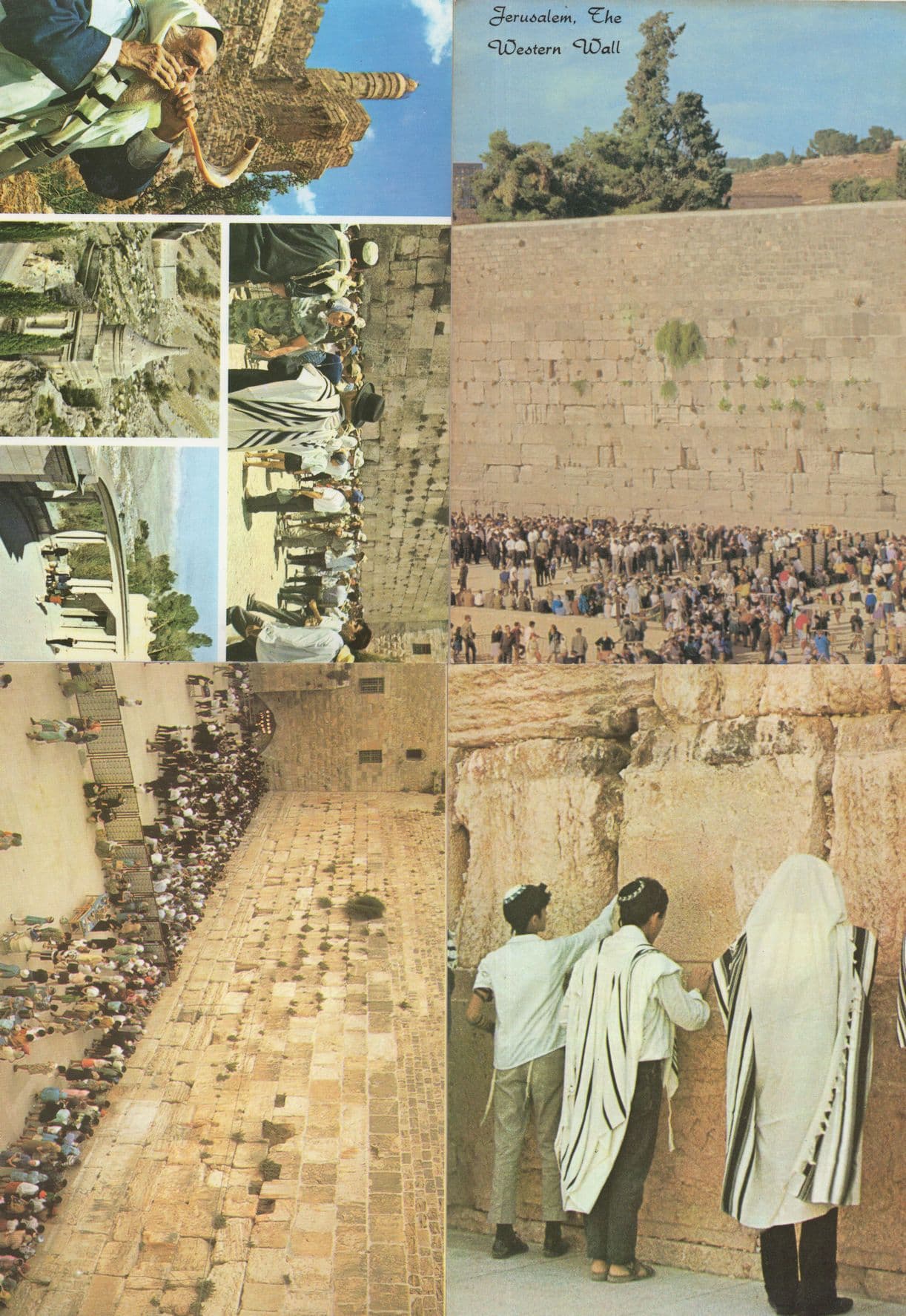 Jerusalem The Great Wall 4x Postcard s