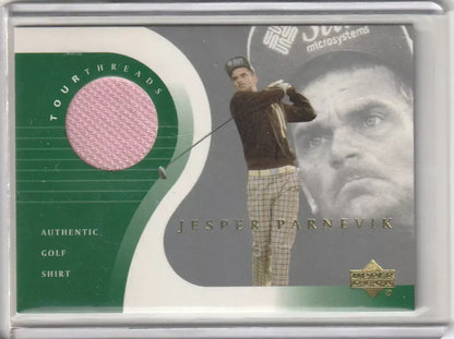 Jesper Parnevik Original Worn Shirt Golf Tour Rare Limited Threads Card