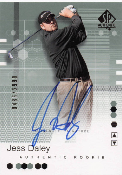 Jess Daley Authentic Rookie 2002 Golf SP Hand Signed Autograph Card