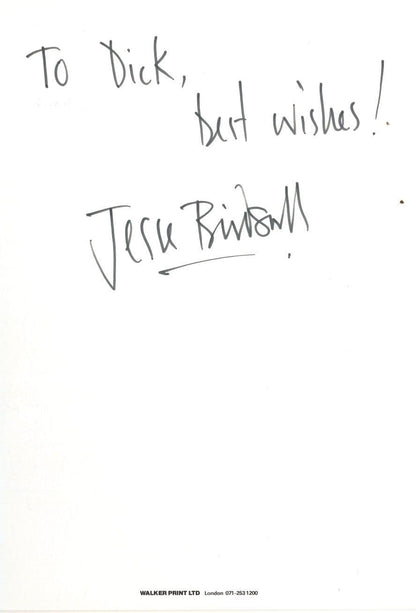 Jesse Birdsall BBC TV Eldorado Hand Signed Cast Card Photo