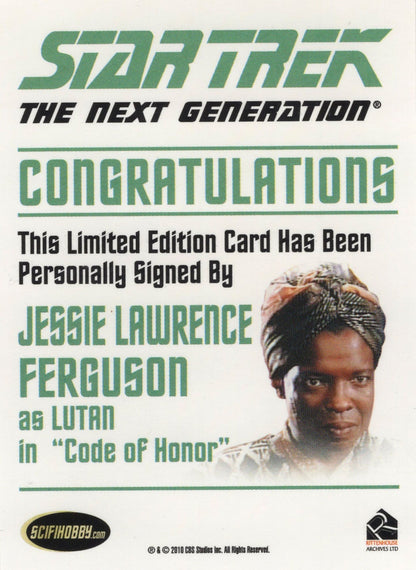 Jessie Lawrence Ferguson Star Trek Hand Signed Autograph Photo