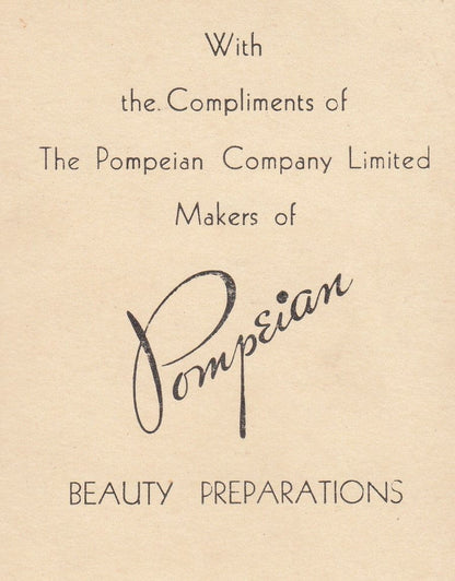 Jessie Matthews Signed Beauty Cream Antique Advertising Postcard