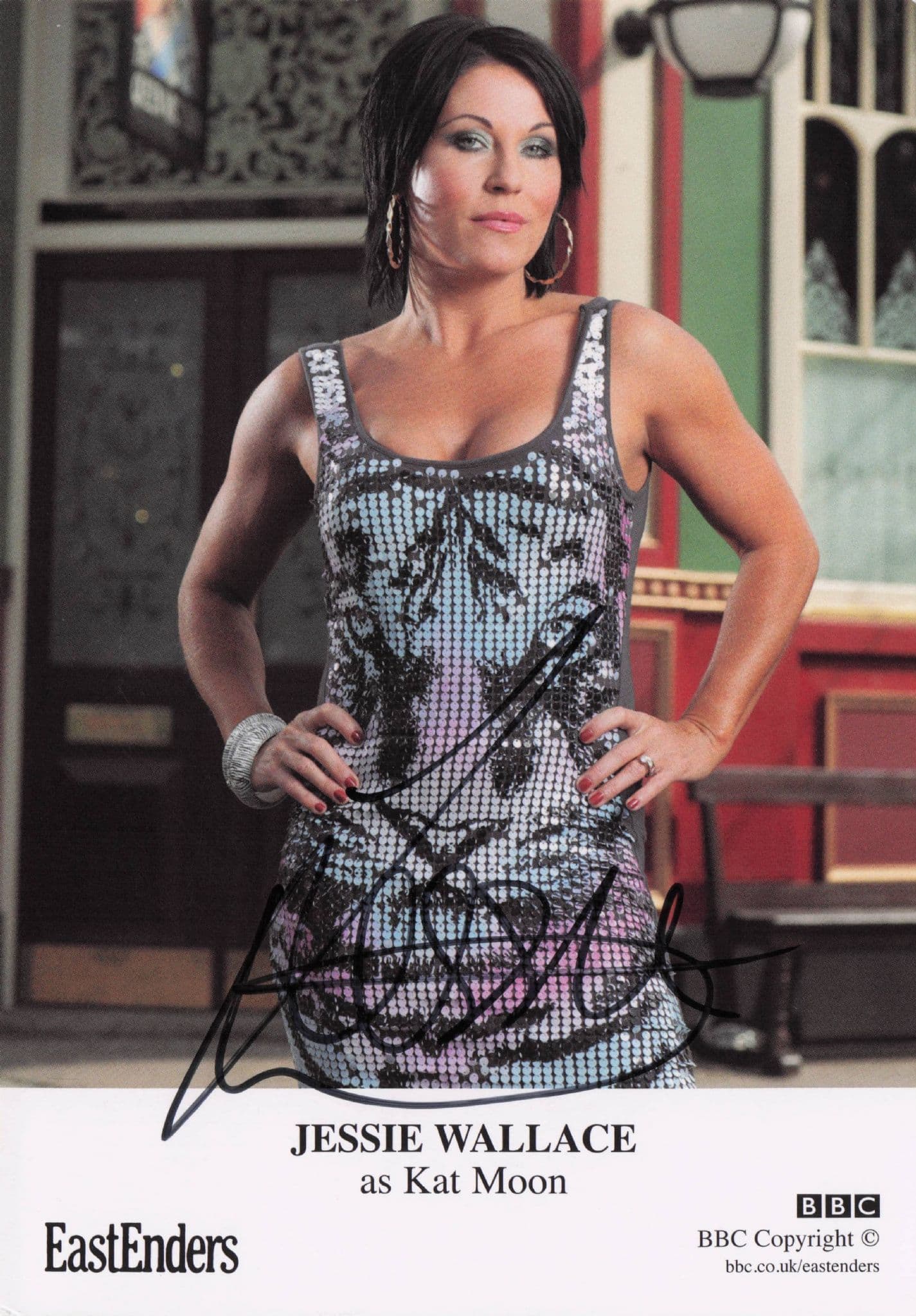 Jessie Wallace as Kat Moon RARE Alternative Eastenders Hand Signed Cast Photo