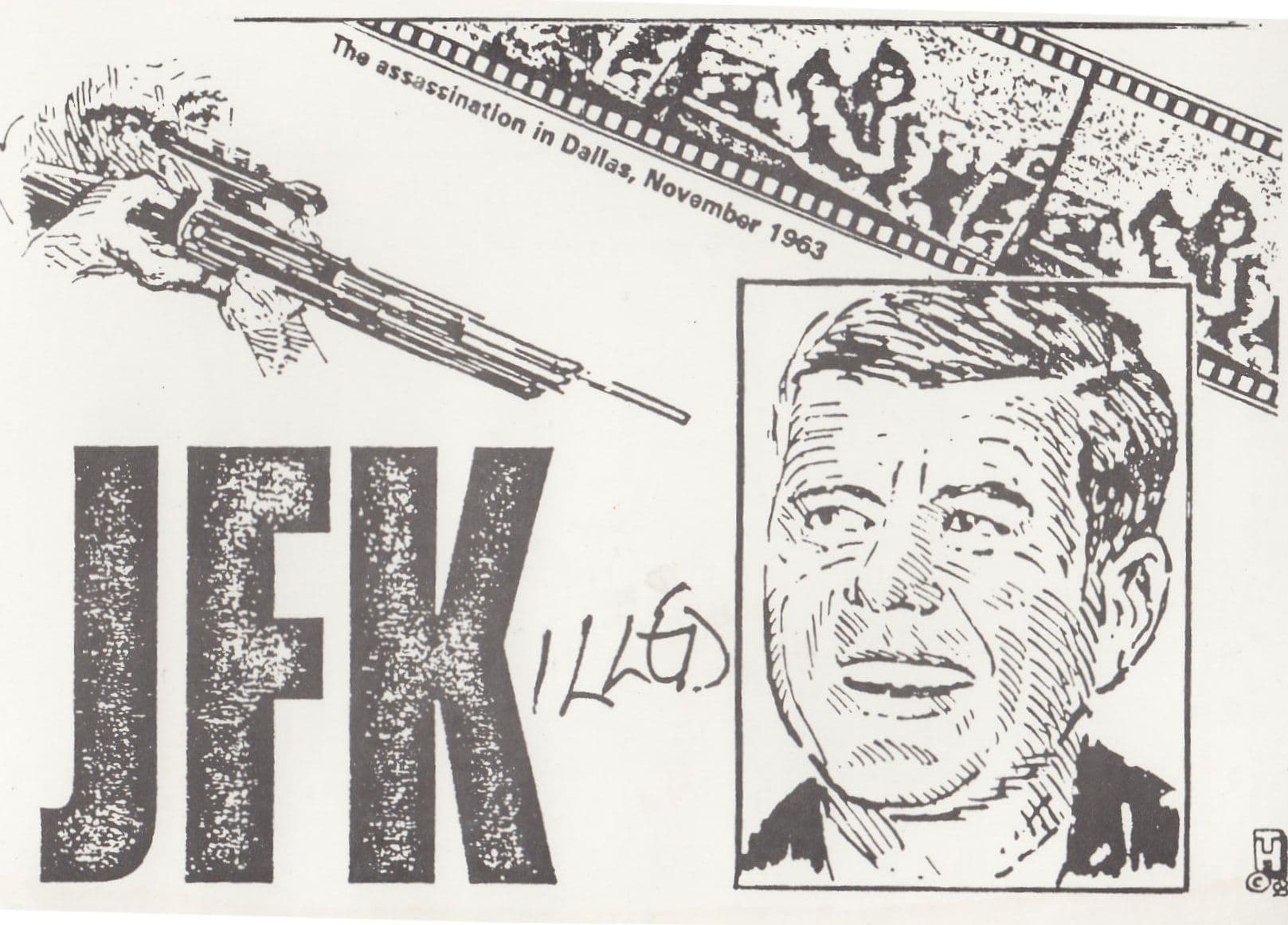 JFK 30th Anniversary Assassination Postcard