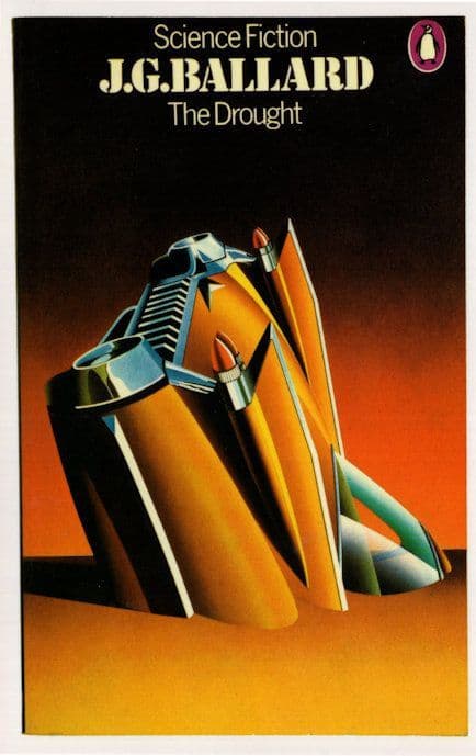 JG Ballard The Drought Science Fiction 1977 Book Postcard