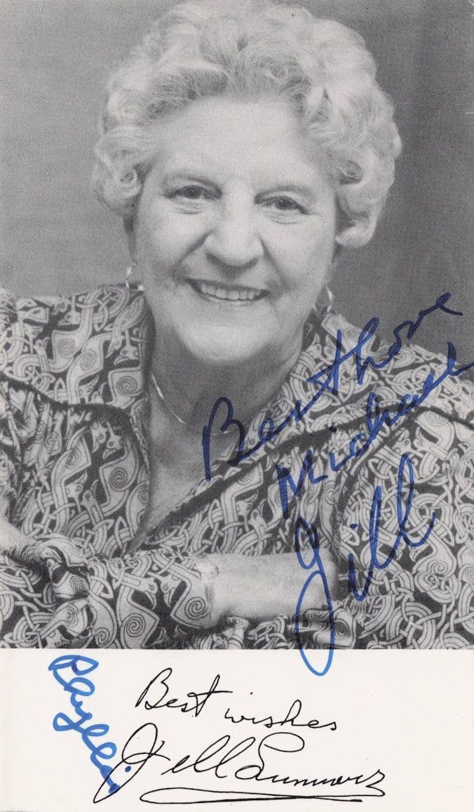 Jill Summers Coronation Street Vintage Hand Signed Photo