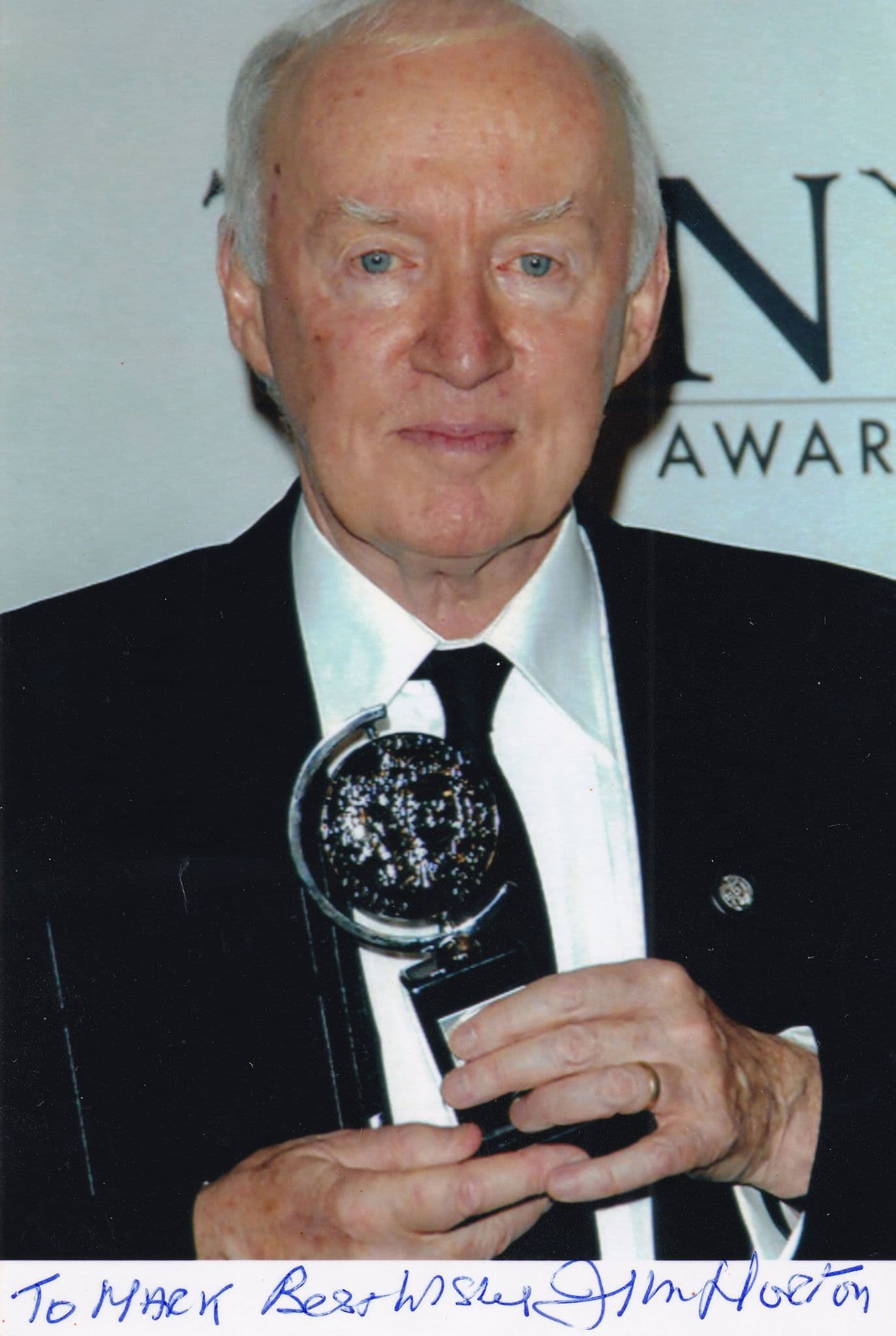 Jim Norton Father Ted at USA Tony Awards Hand Signed Photo