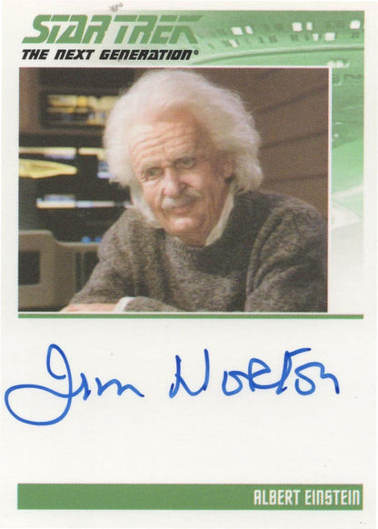 Jim Norton Star Trek Hand Signed Autograph Photo Card