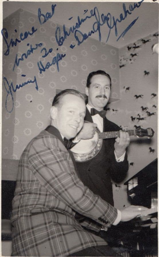 Jimmy Hagan Hagin & Douglas Graham Hand Signed Photo