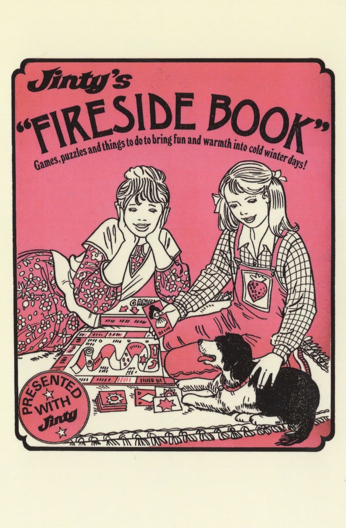 Jinty Cluedo Type Board Game 1970s Comic Book Postcard