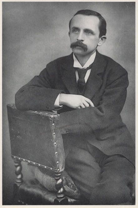 JM Barrie Peter Pan Book Author LGBT Portrait Photo Postcard