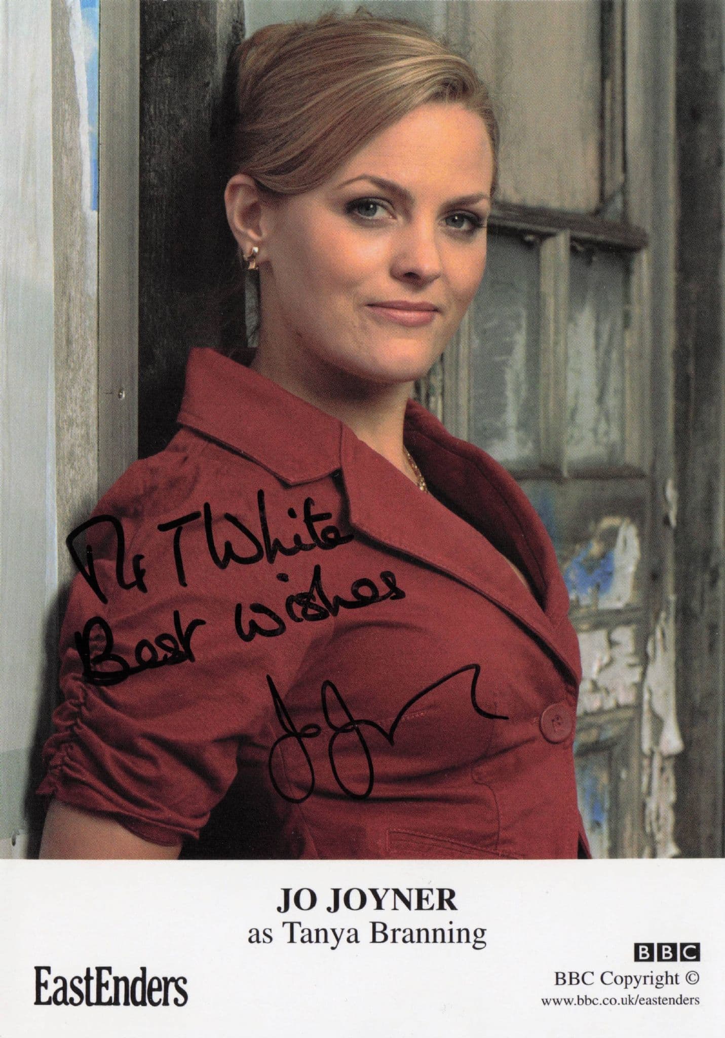 Jo Joyner as Tanya Branning Eastenders Hand Signed Cast Photo