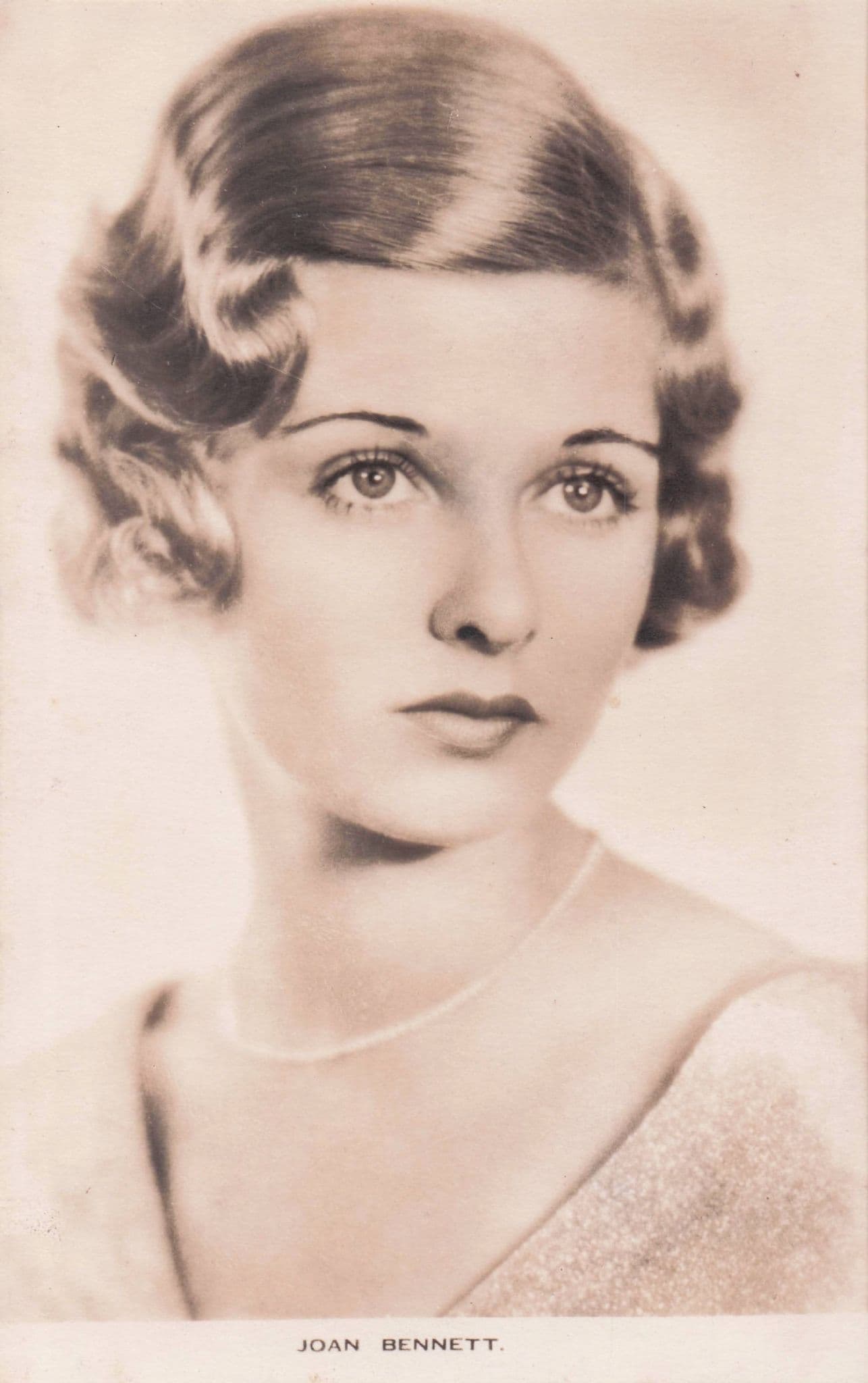 Joan Bennett Film Weekly Vintage Actress Real Photo PB Postcard