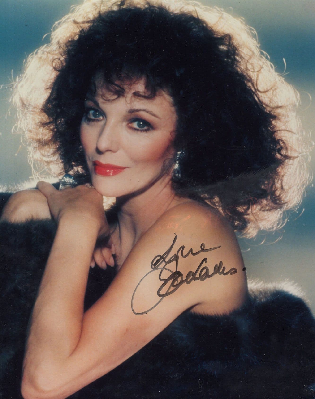 Joan Collins 10x8 Beautiful Rare Hand Signed Photo