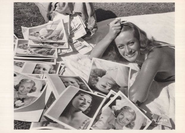 Joan Crawford Magazine Photo Bundle in 1933 Postcard