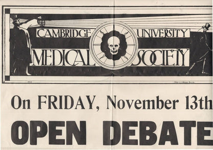 Joan Malleson Historic Abortion Campaigner Lecture Old Cambridge Poster