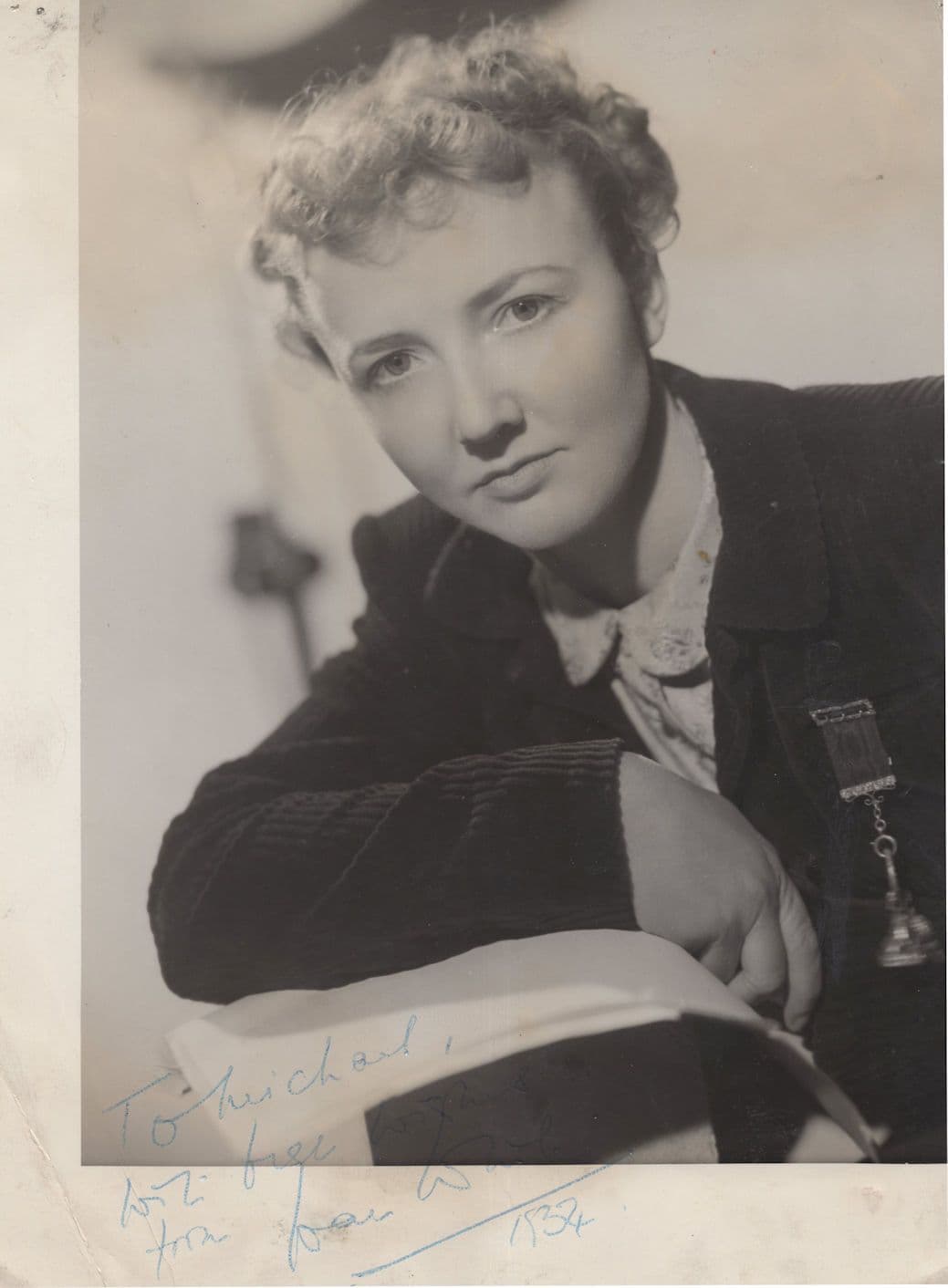 Joan White BBC Sunday Night Theatre 1950s Actress Hand Signed Photo