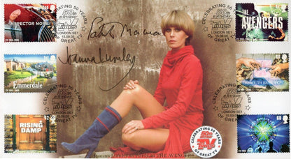 Joanna Lumley & Patrick Macnee New Avengers LTD TO 100 Hand Signed FDC