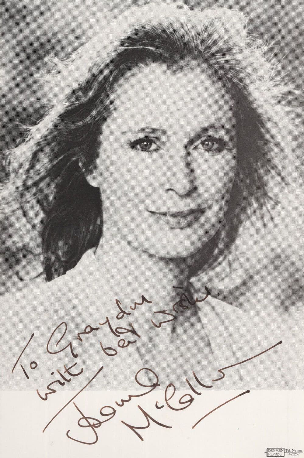 Joanna McCallum Historic Actress Hand Signed Photo