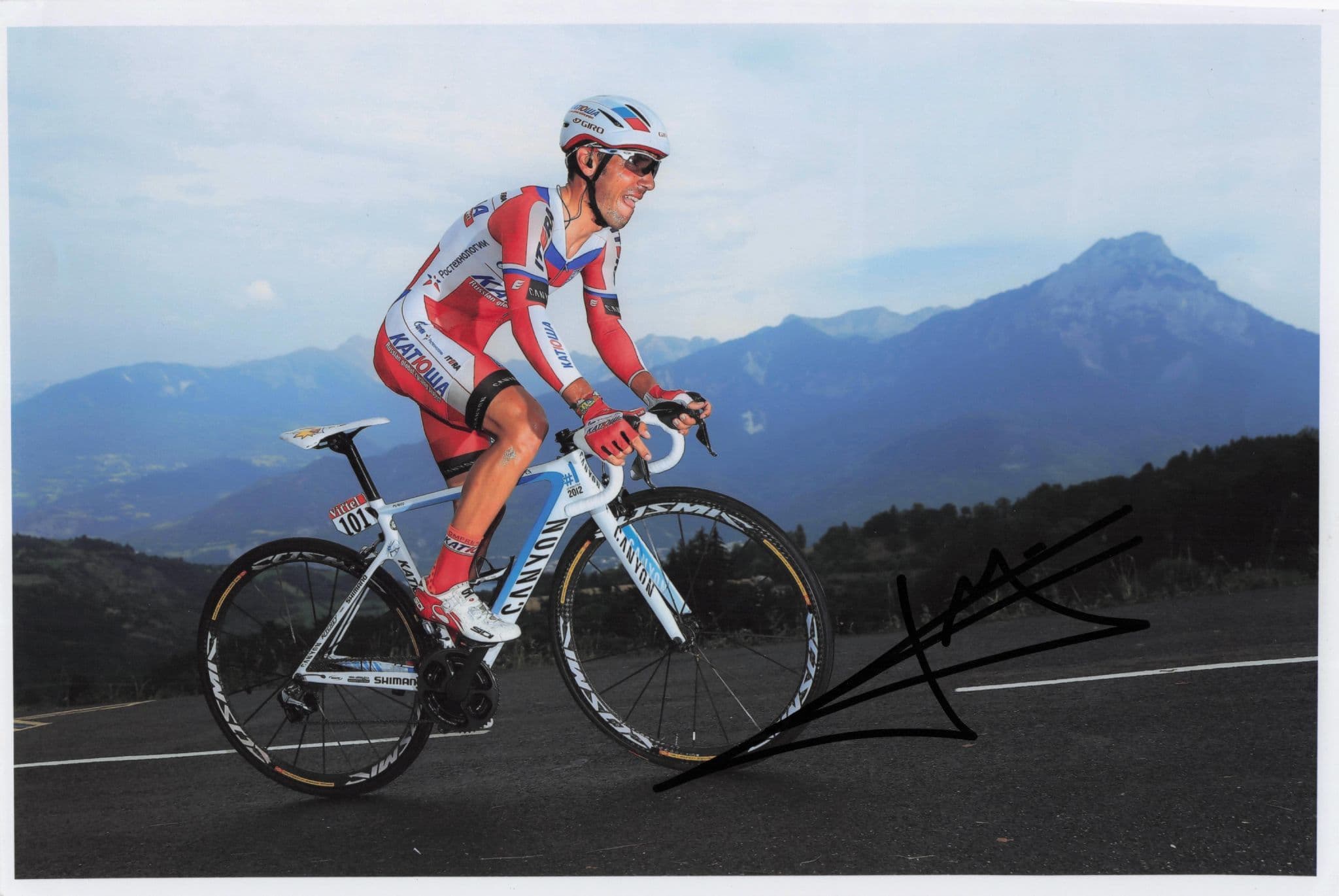Joaquim Rodriguez Spain Cycling Cyclist 2013 Tour De France 12x8 Hand Signed Photo