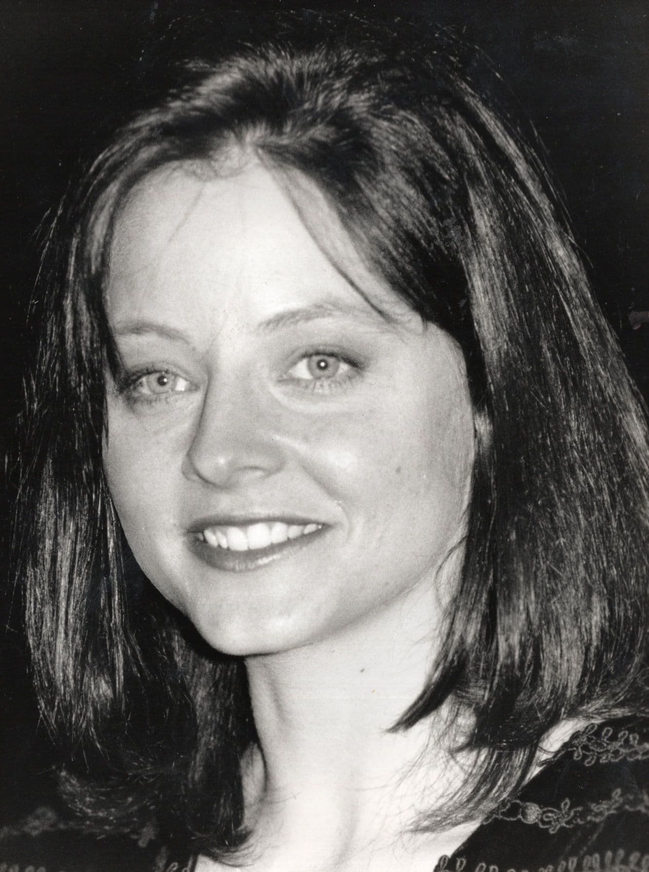 Jodie Foster Film Actress Vintage 8x6 Misprint Rare 1990 London Press Photo