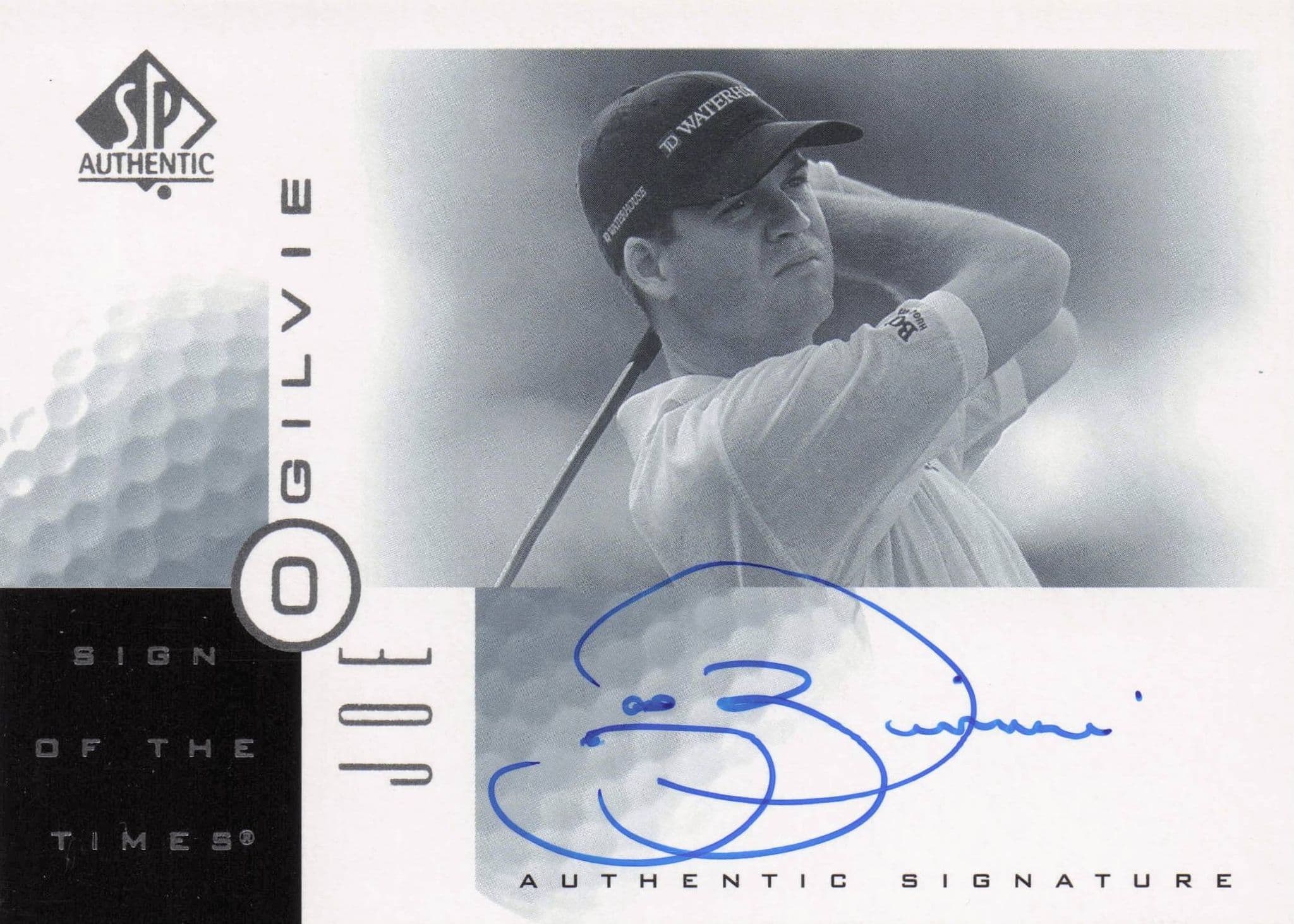 Joe Ogilvy Sign Of The Times Hand Signed 2001 SP Golf Autograph Card