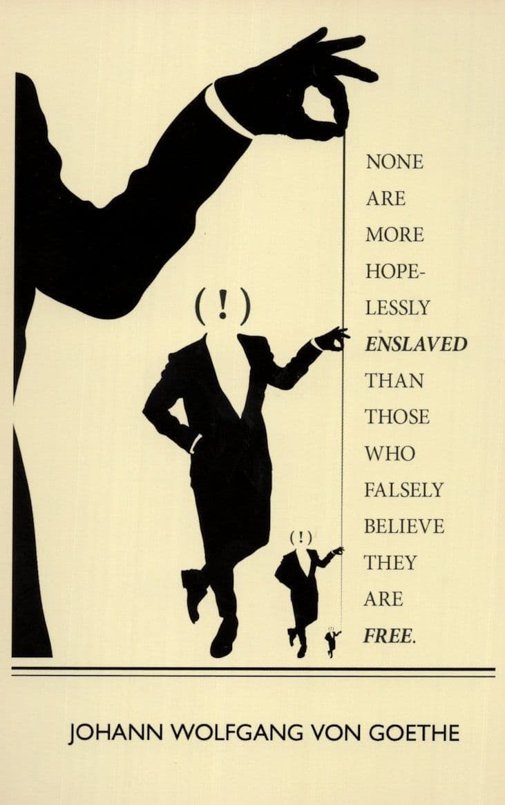 Johanne Von Goethe Elective Affinities Book Quote Postcard