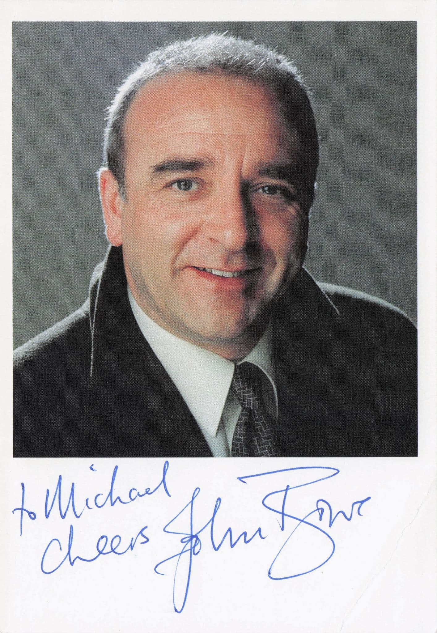 John Bowe Coronation Street Hand Signed Cast Photo