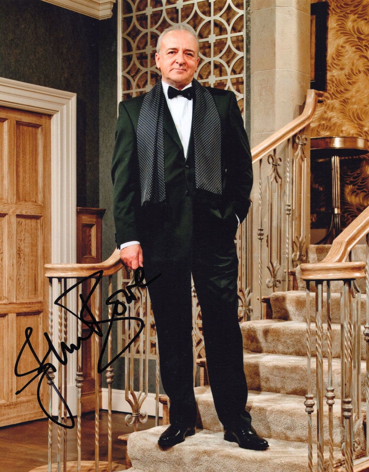 John Bowe Coronation Street Large 10x8 Hand Signed Photo
