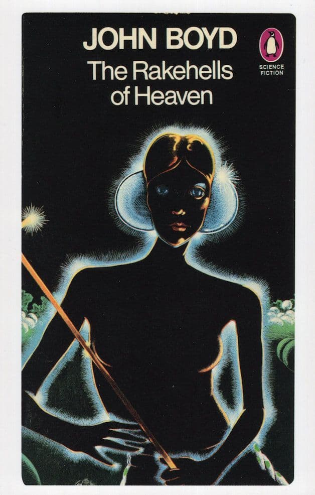 John Boyd The Rakehells Of Heaven 1978 Sci Fi Book Postcard
