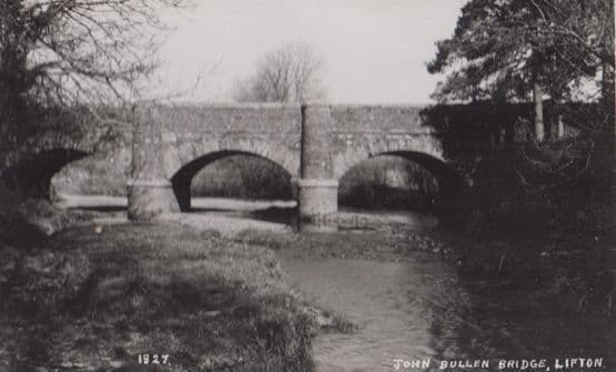 John Bullen Bridge River Lifton Vintage Real Photo Postcard