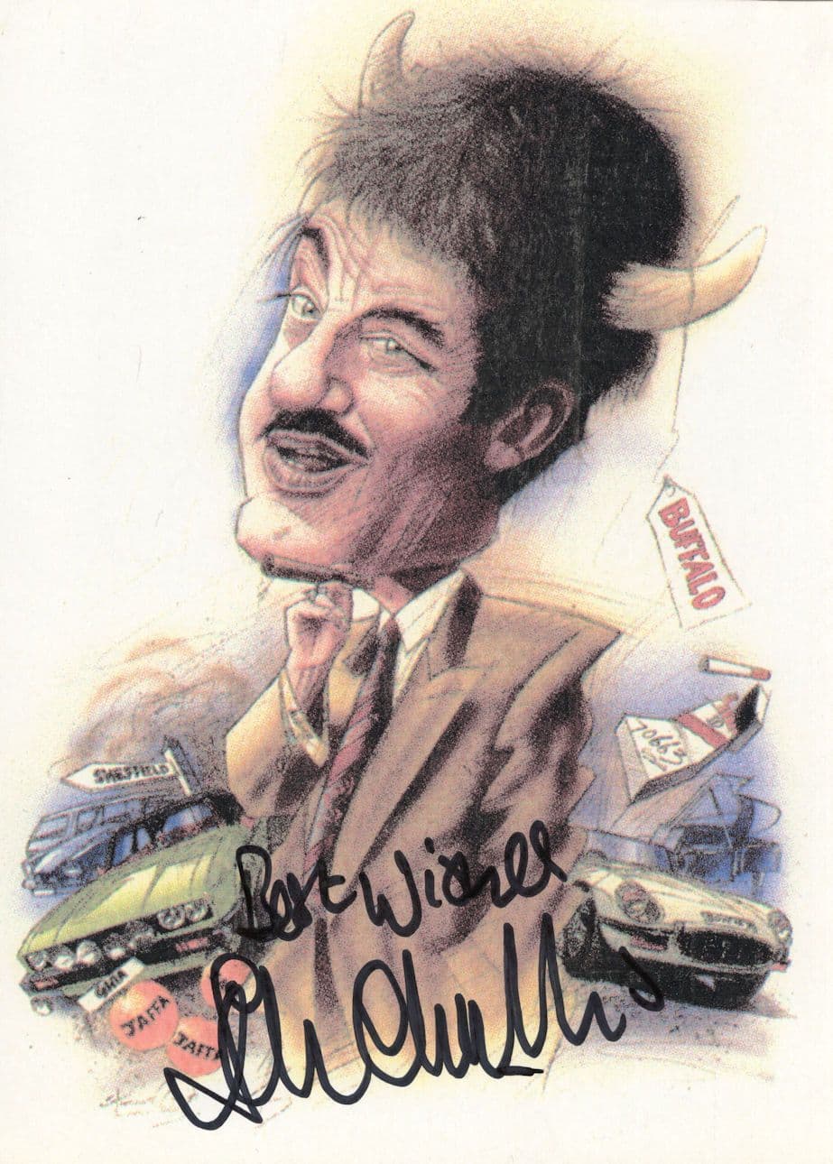 John Challis Only Fools & Horses RARE 8x6 Hand Signed Caricature Photo
