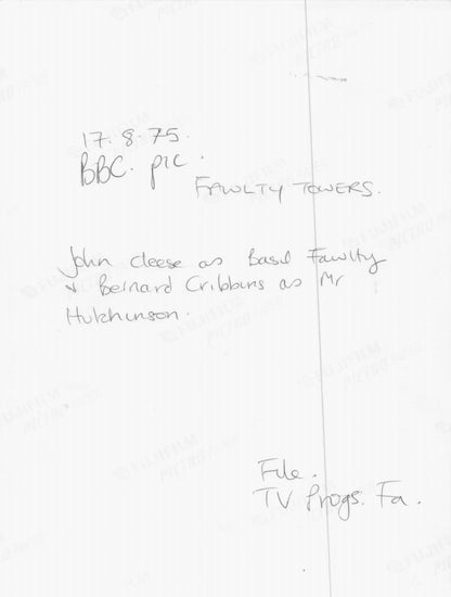 John Cleese Fawlty Towers TV Show The Hotel Inspector Press Photo
