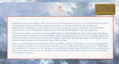 John Cochrane Concorde LTD TO 40 Carried To Bahrain Hand Signed FDC