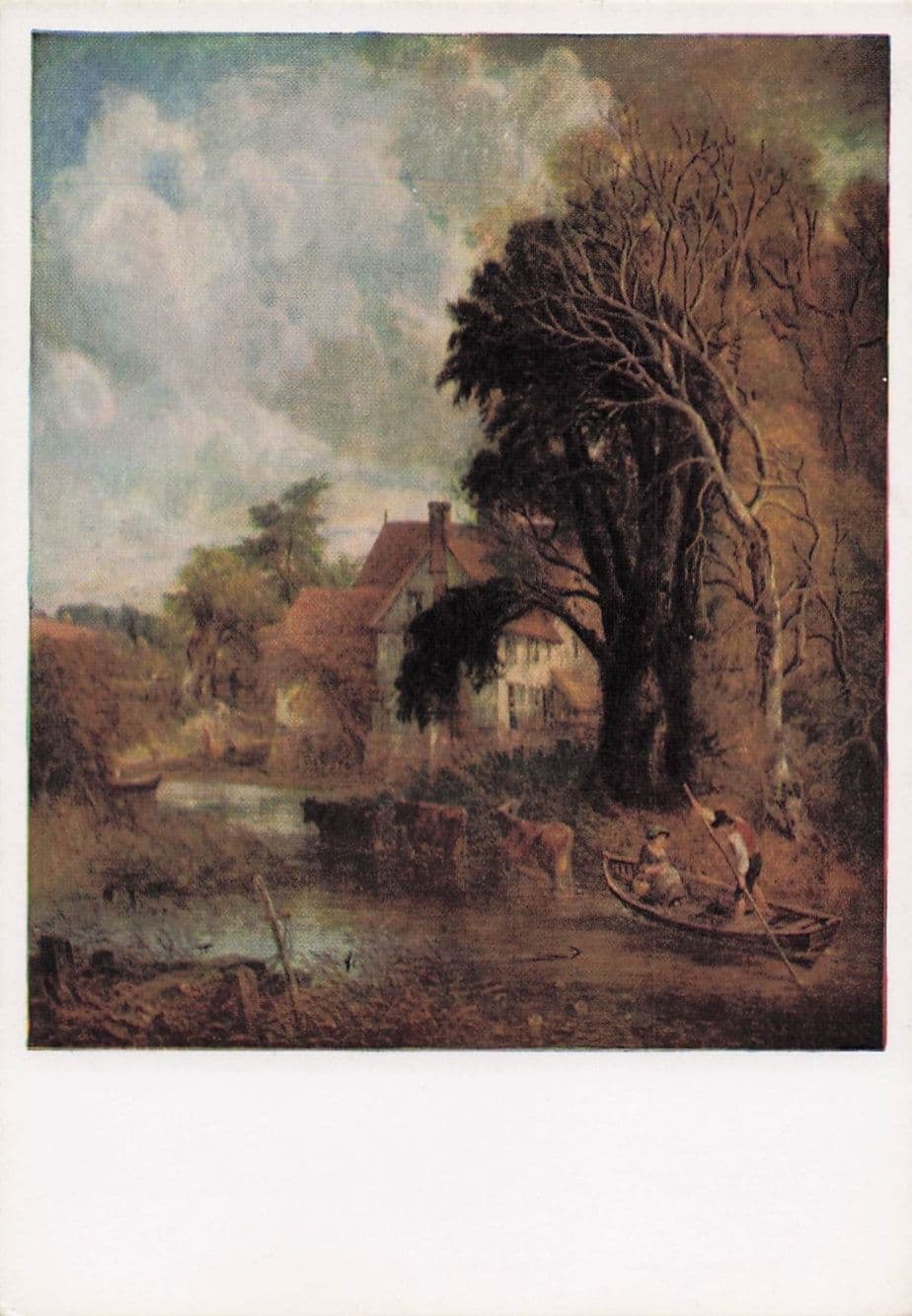 John Constable The Valley Farm Tate Gallery Painting Postcard
