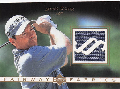 John Cook Fairway Fabrics 2003 Real Golf Shirt Relic Trade Card