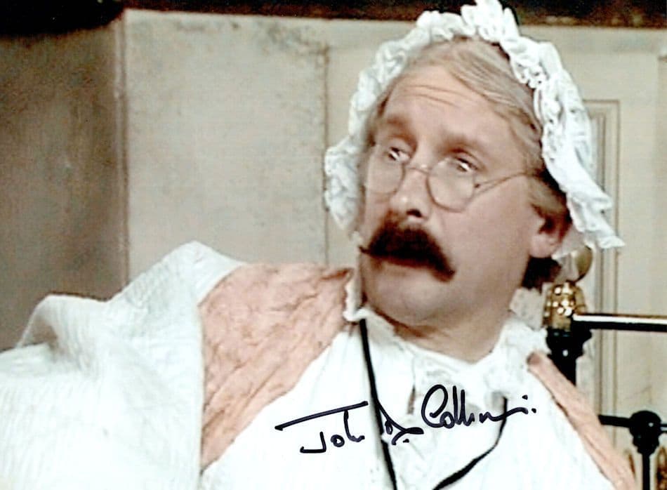 John D.Collins of Allo Allo TV Show Large Hand Signed Photo